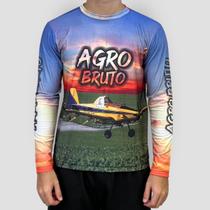 Camiseta Masculina Térmica Agro Camisa Proteção Solar UV50