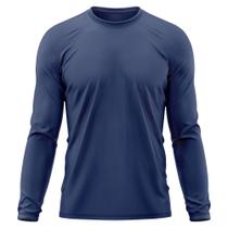 Camiseta Masculina Térmica Proteção Solar UV 50/ Praia Treino Academia Tshirt Praia Esporte Dry Manga Longa - Adriben