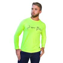 Camiseta Masculina Térmica Uv50+ Verde Neon Jopper Bulls Camiseta Masculina Térmica Uv50+ Verde Neon Jopper Bulls
