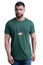 Camiseta Masculina Texas Farm - American Tour - Cm479 - Verde Bandeira