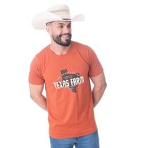 Camiseta Masculina Texas Farm - Cm390 - Caramelo