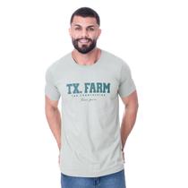 Camiseta Masculina Texas Farm - Cm400 - Verde Menta