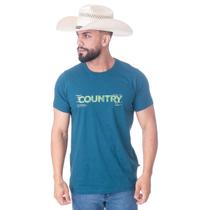 Camiseta Masculina Texas Farm - Cm412 - Azul Petroleo