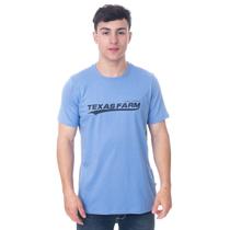 Camiseta Masculina Texas Farm - Cm478 - Azul Cristal