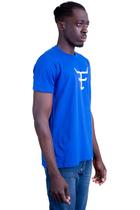 Camiseta Masculina Texas Farm - Cm589 - Azul Royal/ Branco