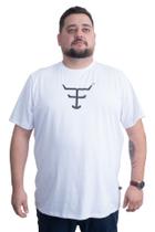 Camiseta Masculina Texas Farm - Cm589 - Do Xg Ao G2 - Branco/ Preto