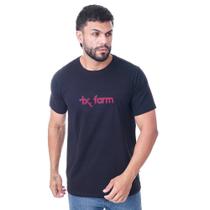 Camiseta Masculina Texas Farm - Overtone - Cm418 - Preto/ Vermelho Vinho