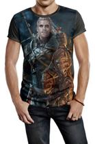 Camiseta Masculina The Witcher Geralt De Rivia Ref:842