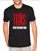 Camiseta Masculina Titãs Camisa Devia Ter Amado Mais Rock