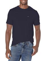 Camiseta masculina Tommy Hilfiger de altura grande com bolso azul marinho TL-3XL