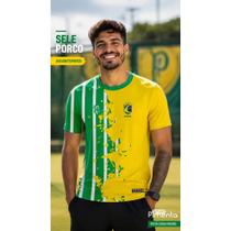Camiseta Masculina Torcida Porco Brasil Dry fit premium torcedor - Camiseta Masculina Torcida Porco Brasil Dry fit premium torcedor -