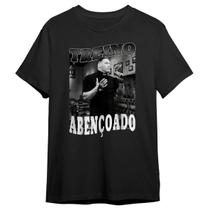 Camiseta Masculina Treino Abençoado Estampa Academia Preta
