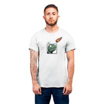 Camiseta Masculina TRex JoKenPô Cometa Tesoura Extinção Dino