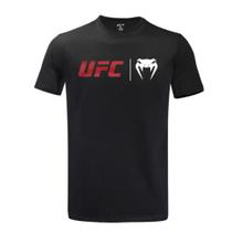Camiseta Masculina Ufc Venum Classic - Black/red