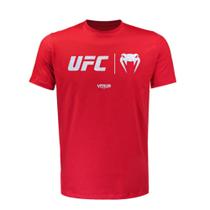 Camiseta Masculina Ufc Venum Classic - Red/Silver Camiseta Masculina Ufc Venum Classic - Red/Silver