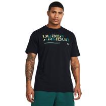 Camiseta Masculina Under Armour Colorblock Wordmark