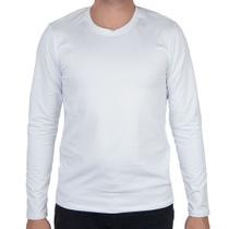 Camiseta Masculina Upman ML Térmica Branca - 146RT Camiseta Masculina Upman ML Térmica Branca - 146RT