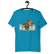 Camiseta Masculina Urso Bear Money