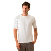Camiseta Masculina UV.LINE Skin Protection Manga Curta Branca Tamanho GG com 1 Unidade - UV Line