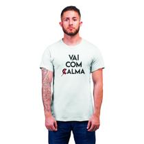 Camiseta Masculina Vai Com Alma Preta Camiseta Masculina Vai Com Alma Preta