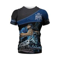 Camiseta Masculina Verão - Manga Curta, Impressão 3D de Ferramentas Mecânicas