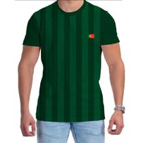 Camiseta Masculina Verde Listrada Camisa Portugal - W2 Store