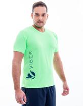 Camiseta masculina verde menta com proteção UV50 Camiseta masculina verde menta com proteção UV50