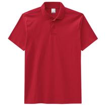Camiseta Masculina Vermelha Gola Polo Básica Malwee