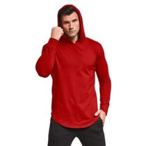 Camiseta masculina Vermelha Manga Longa