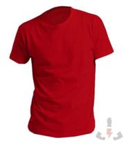 camiseta masculina vermelha