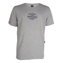 Camiseta Masculina Vida Marinha com Estampa Cinza/marinho Camiseta Masculina Vida Marinha com Estampa Cinza/marinho