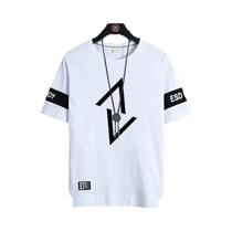 Camiseta Masculina Vintage De Gola Redonda E Manga Curta, Moda Streetwear, Camiseta De Verão Para
