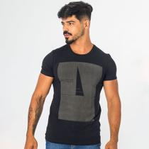 Camiseta Masculina Viscolycra Premium C/ Estampa Manga Curta