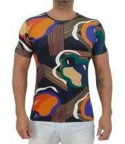 Camiseta Masculina Viscolycra Viscose Encorpada com Elastano Extra Macio estilo baby look - Slim Fit