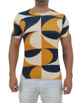 Camiseta Masculina Viscolycra Viscose Encorpada com Elastano Extra Macio estilo baby look - Slim Fit