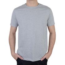 Camiseta Masculina Voorth MC Malha Lisa Cinza - 5607S Camiseta Masculina Voorth MC Malha Lisa Cinza - 5607S
