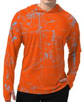 Camiseta masculina WELIGU com proteção solar esportiva UPF 50+