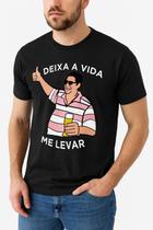 Camiseta Masculina Zaca Pagodinho Deixa A Vida Me Levar Camiseta Masculina Zaca Pagodinho Deixa A Vida Me Levar
