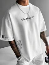 Camiseta Masculinas Basica Boston Gringa Streetwear Algodão