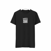 Camiseta Masculino Feminino MEIO NAMASTE Confortavel
