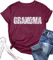 Camiseta Maudiscn Happiness is Being a Grandma for Women Purple Camiseta Maudiscn Happiness is Being a Grandma for Women Purple