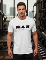 Camiseta Max Titanium Dry Fit Treino Camisa Academia Logo Musculação Exercícios Camiseta Max Titanium Dry Fit Treino Camisa Academia Logo Musculação Exercícios