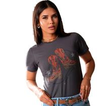 Camiseta Maxi T-shirt Feminina Cowgirl Country City Lançamento Moda Country P/ Festa De Rodeio Cavalgada Camiseta Maxi T-shirt Feminina Cowgirl Country City Lançamento Moda Country P/ Festa De Rodeio Cavalgada