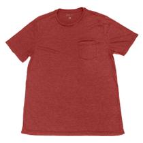 Camiseta mc bolso basic+, em tecido poliester com viscose, vermelho m