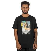 Camiseta Mcd Anjo Baralho Preto Camiseta Mcd Anjo Baralho Preto