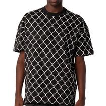 Camiseta MCD Box Fit Alambrado SM26 Masculina Preto Camiseta MCD Box Fit Alambrado SM26 Masculina Preto