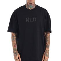 Camiseta MCD Box Fit MCD Relevo WT26 Masculina Preto Camiseta MCD Box Fit MCD Relevo WT26 Masculina Preto