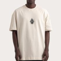 Camiseta MCD Box Fit Sagrado Coração SM26 Masculina Bege