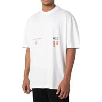 Camiseta MCD Box Fit The Temple SM25 Masculina Branco Camiseta MCD Box Fit The Temple SM25 Masculina Branco