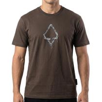 Camiseta MCD Espada Corrente SM26 Masculina Marrom Ruina Camiseta MCD Espada Corrente SM26 Masculina Marrom Ruina